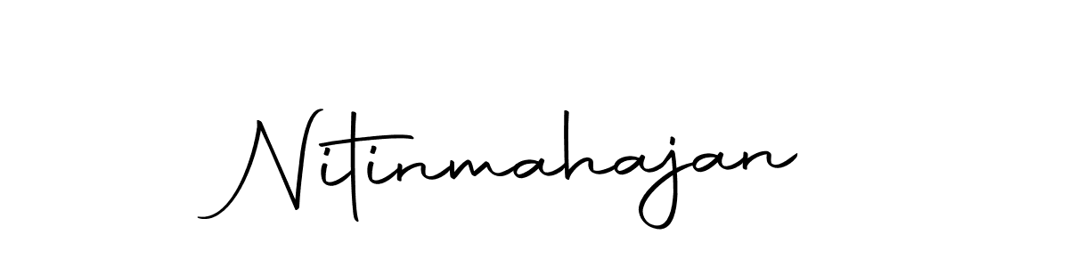 Nitinmahajan stylish signature style. Best Handwritten Sign (Autography-DOLnW) for my name. Handwritten Signature Collection Ideas for my name Nitinmahajan. Nitinmahajan signature style 10 images and pictures png