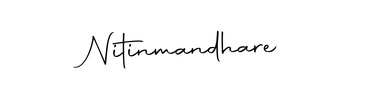 The best way (Autography-DOLnW) to make a short signature is to pick only two or three words in your name. The name Nitinmandhare include a total of six letters. For converting this name. Nitinmandhare signature style 10 images and pictures png