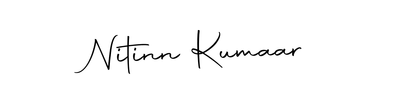 Nitinn Kumaar stylish signature style. Best Handwritten Sign (Autography-DOLnW) for my name. Handwritten Signature Collection Ideas for my name Nitinn Kumaar. Nitinn Kumaar signature style 10 images and pictures png