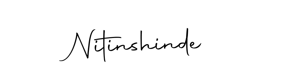 How to make Nitinshinde name signature. Use Autography-DOLnW style for creating short signs online. This is the latest handwritten sign. Nitinshinde signature style 10 images and pictures png