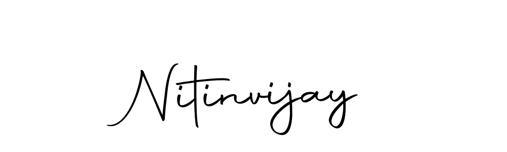 Make a beautiful signature design for name Nitinvijay. With this signature (Autography-DOLnW) style, you can create a handwritten signature for free. Nitinvijay signature style 10 images and pictures png