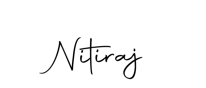 You should practise on your own different ways (Autography-DOLnW) to write your name (Nitiraj) in signature. don't let someone else do it for you. Nitiraj signature style 10 images and pictures png
