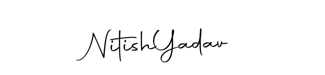 Nitish  Yadav stylish signature style. Best Handwritten Sign (Autography-DOLnW) for my name. Handwritten Signature Collection Ideas for my name Nitish  Yadav. Nitish  Yadav signature style 10 images and pictures png