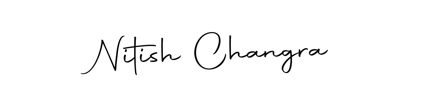 Make a beautiful signature design for name Nitish Changra. With this signature (Autography-DOLnW) style, you can create a handwritten signature for free. Nitish Changra signature style 10 images and pictures png