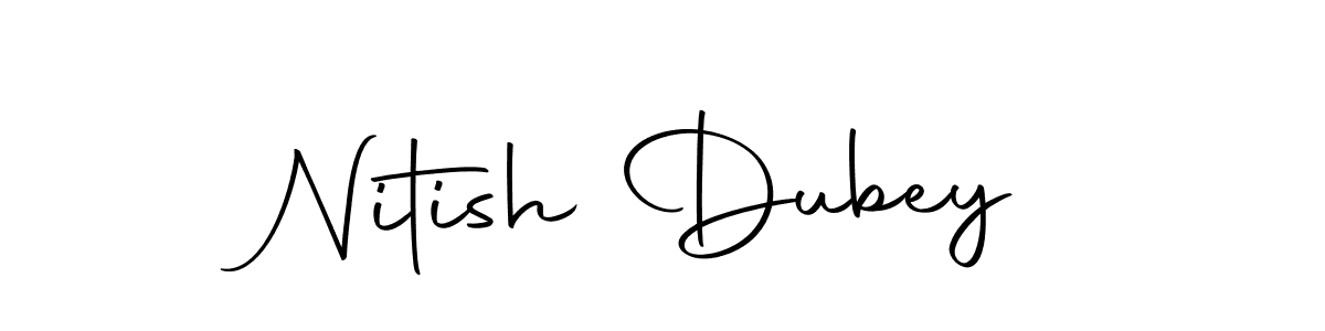 Make a beautiful signature design for name Nitish Dubey. Use this online signature maker to create a handwritten signature for free. Nitish Dubey signature style 10 images and pictures png