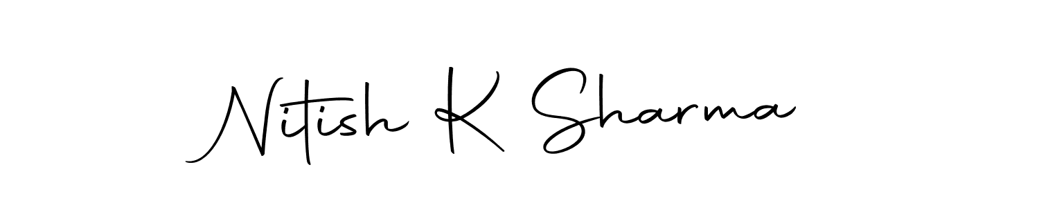 You can use this online signature creator to create a handwritten signature for the name Nitish K Sharma. This is the best online autograph maker. Nitish K Sharma signature style 10 images and pictures png