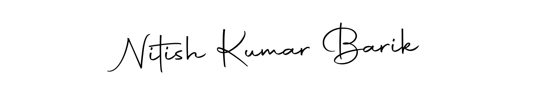 How to make Nitish Kumar Barik signature? Autography-DOLnW is a professional autograph style. Create handwritten signature for Nitish Kumar Barik name. Nitish Kumar Barik signature style 10 images and pictures png