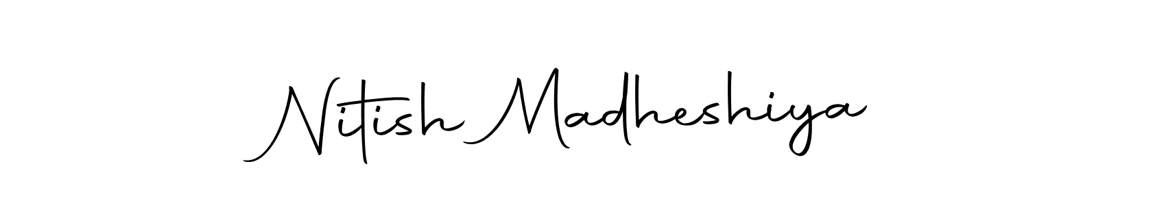 Make a beautiful signature design for name Nitish Madheshiya. With this signature (Autography-DOLnW) style, you can create a handwritten signature for free. Nitish Madheshiya signature style 10 images and pictures png