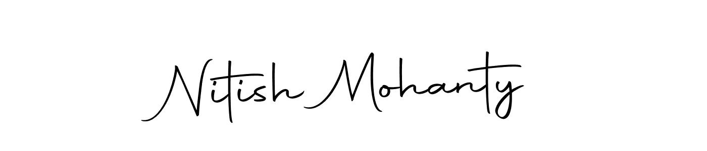 Create a beautiful signature design for name Nitish Mohanty. With this signature (Autography-DOLnW) fonts, you can make a handwritten signature for free. Nitish Mohanty signature style 10 images and pictures png