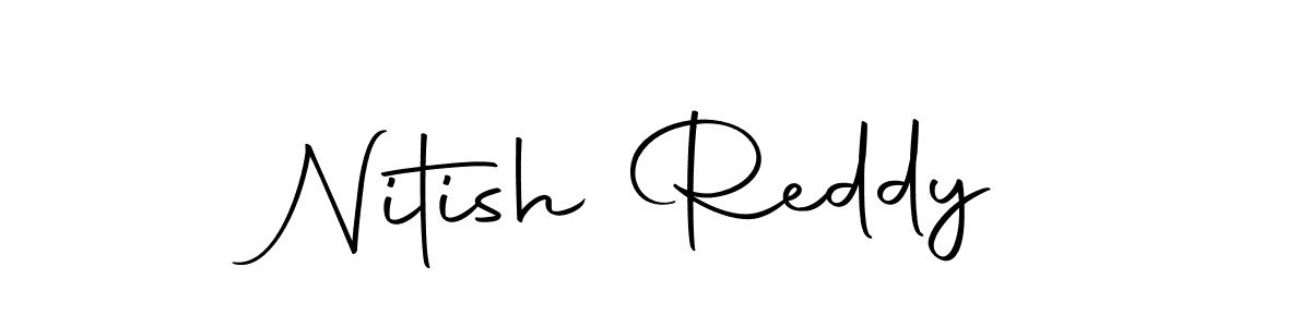 Make a beautiful signature design for name Nitish Reddy. Use this online signature maker to create a handwritten signature for free. Nitish Reddy signature style 10 images and pictures png