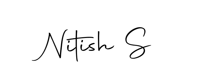 It looks lik you need a new signature style for name Nitish S. Design unique handwritten (Autography-DOLnW) signature with our free signature maker in just a few clicks. Nitish S signature style 10 images and pictures png