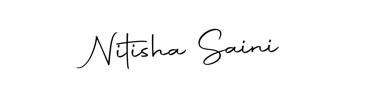 How to make Nitisha Saini signature? Autography-DOLnW is a professional autograph style. Create handwritten signature for Nitisha Saini name. Nitisha Saini signature style 10 images and pictures png