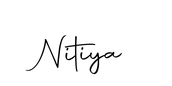 How to make Nitiya signature? Autography-DOLnW is a professional autograph style. Create handwritten signature for Nitiya name. Nitiya signature style 10 images and pictures png
