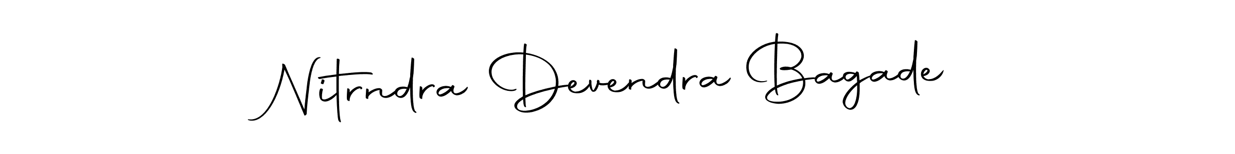 Use a signature maker to create a handwritten signature online. With this signature software, you can design (Autography-DOLnW) your own signature for name Nitrndra Devendra Bagade. Nitrndra Devendra Bagade signature style 10 images and pictures png