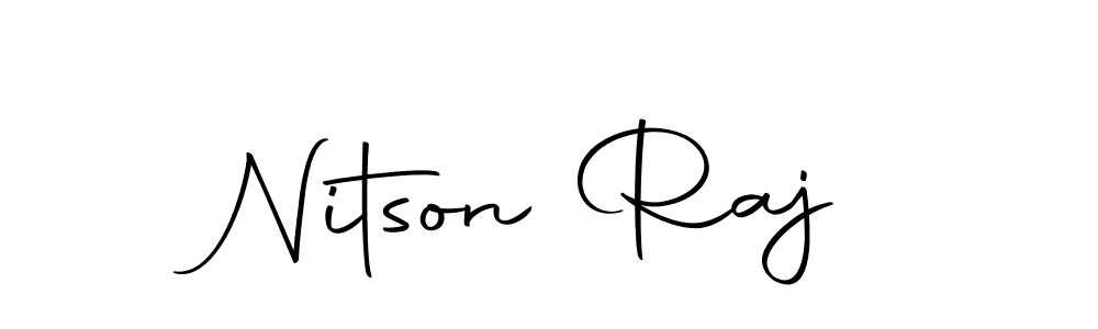 Autography-DOLnW is a professional signature style that is perfect for those who want to add a touch of class to their signature. It is also a great choice for those who want to make their signature more unique. Get Nitson Raj name to fancy signature for free. Nitson Raj signature style 10 images and pictures png