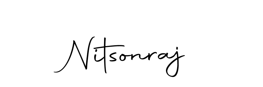 Create a beautiful signature design for name Nitsonraj. With this signature (Autography-DOLnW) fonts, you can make a handwritten signature for free. Nitsonraj signature style 10 images and pictures png
