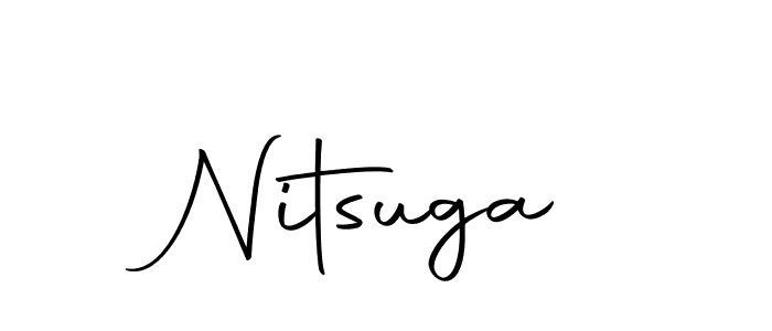 Create a beautiful signature design for name Nitsuga. With this signature (Autography-DOLnW) fonts, you can make a handwritten signature for free. Nitsuga signature style 10 images and pictures png
