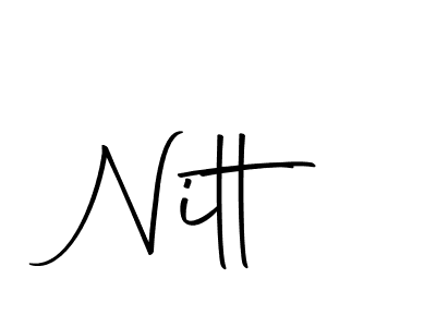 How to make Nitt name signature. Use Autography-DOLnW style for creating short signs online. This is the latest handwritten sign. Nitt signature style 10 images and pictures png