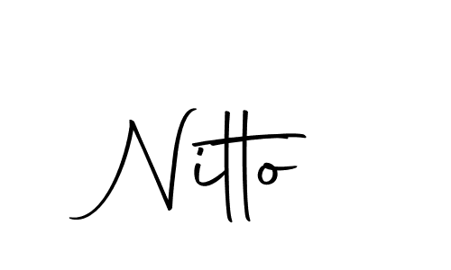 Make a beautiful signature design for name Nitto. Use this online signature maker to create a handwritten signature for free. Nitto signature style 10 images and pictures png