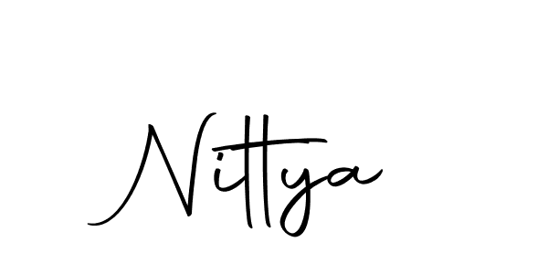 Also we have Nittya name is the best signature style. Create professional handwritten signature collection using Autography-DOLnW autograph style. Nittya signature style 10 images and pictures png