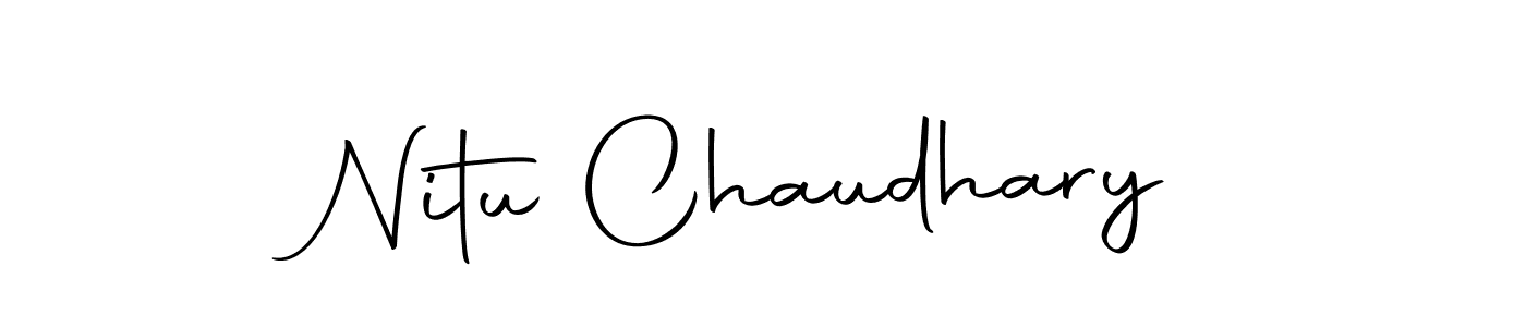 Make a beautiful signature design for name Nitu Chaudhary. Use this online signature maker to create a handwritten signature for free. Nitu Chaudhary signature style 10 images and pictures png