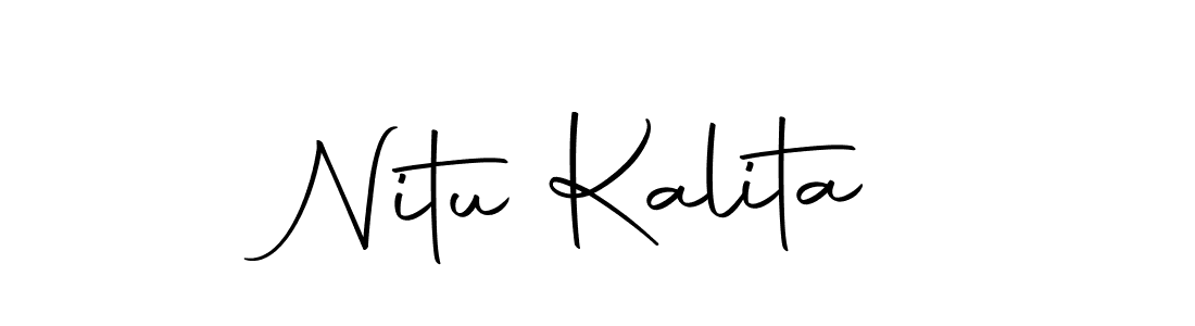 if you are searching for the best signature style for your name Nitu Kalita. so please give up your signature search. here we have designed multiple signature styles  using Autography-DOLnW. Nitu Kalita signature style 10 images and pictures png