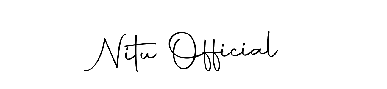 Make a beautiful signature design for name Nitu Official. Use this online signature maker to create a handwritten signature for free. Nitu Official signature style 10 images and pictures png