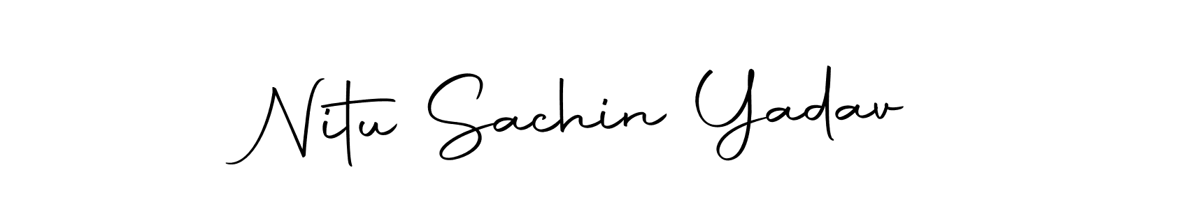 if you are searching for the best signature style for your name Nitu Sachin Yadav. so please give up your signature search. here we have designed multiple signature styles  using Autography-DOLnW. Nitu Sachin Yadav signature style 10 images and pictures png