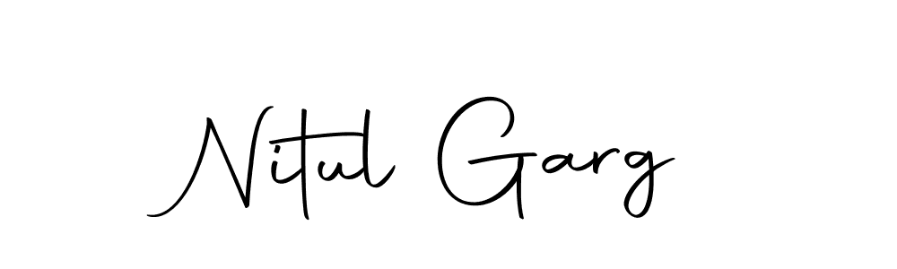 Make a beautiful signature design for name Nitul Garg. With this signature (Autography-DOLnW) style, you can create a handwritten signature for free. Nitul Garg signature style 10 images and pictures png