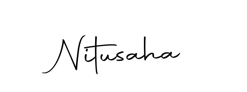 if you are searching for the best signature style for your name Nitusaha. so please give up your signature search. here we have designed multiple signature styles  using Autography-DOLnW. Nitusaha signature style 10 images and pictures png