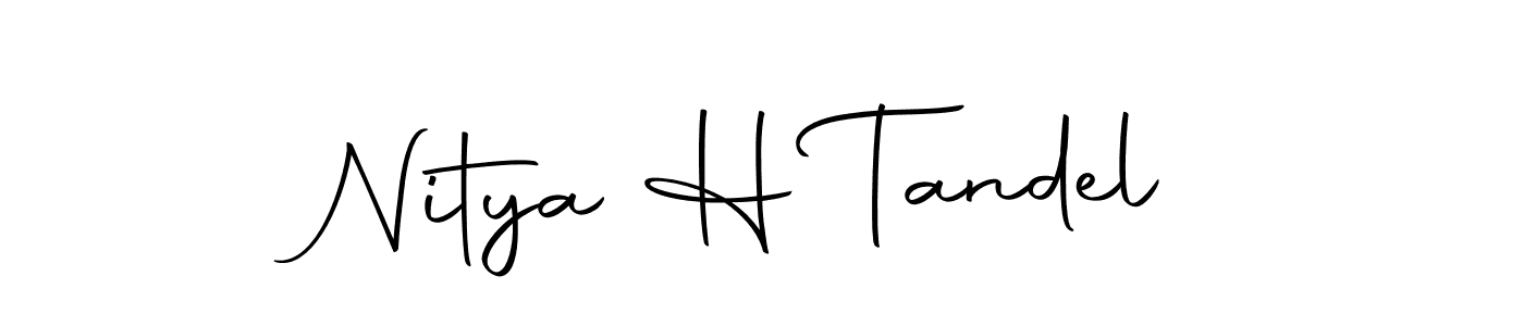 Design your own signature with our free online signature maker. With this signature software, you can create a handwritten (Autography-DOLnW) signature for name Nitya H Tandel. Nitya H Tandel signature style 10 images and pictures png