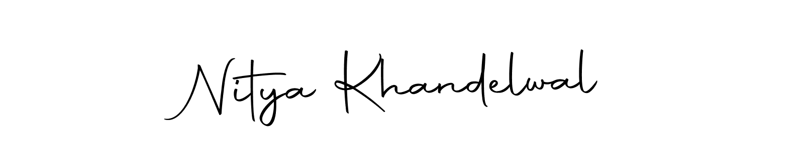 Similarly Autography-DOLnW is the best handwritten signature design. Signature creator online .You can use it as an online autograph creator for name Nitya Khandelwal. Nitya Khandelwal signature style 10 images and pictures png