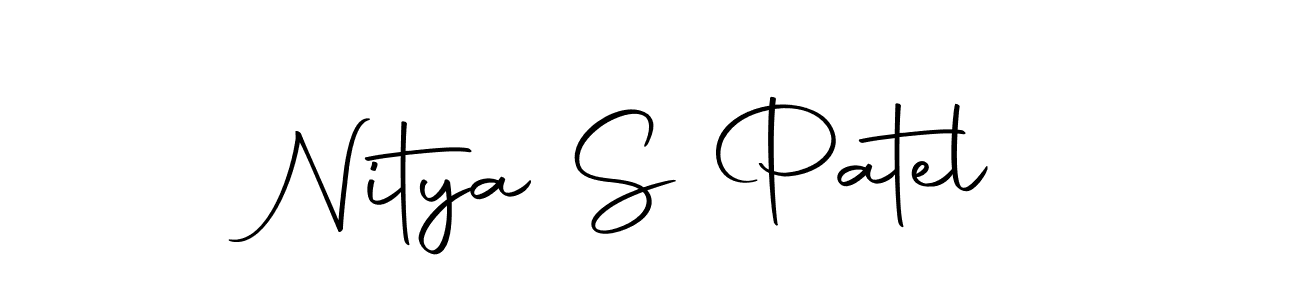 Nitya S Patel stylish signature style. Best Handwritten Sign (Autography-DOLnW) for my name. Handwritten Signature Collection Ideas for my name Nitya S Patel. Nitya S Patel signature style 10 images and pictures png