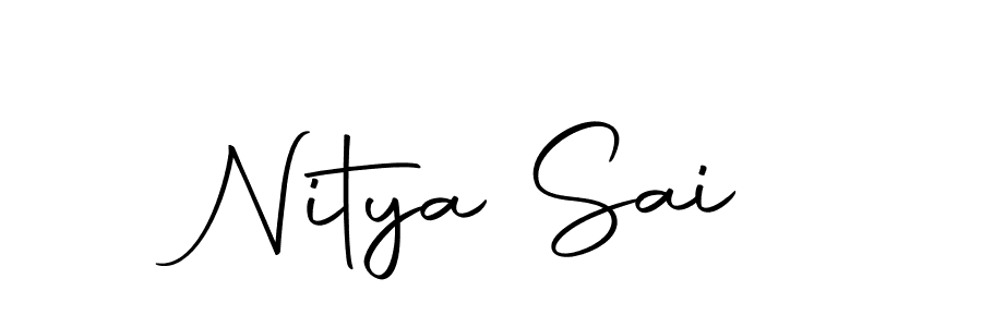 Make a beautiful signature design for name Nitya Sai. Use this online signature maker to create a handwritten signature for free. Nitya Sai signature style 10 images and pictures png