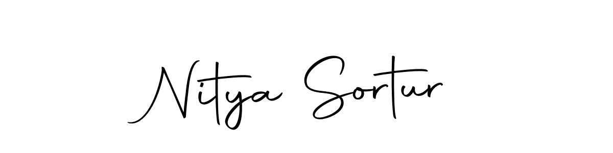 Also we have Nitya Sortur name is the best signature style. Create professional handwritten signature collection using Autography-DOLnW autograph style. Nitya Sortur signature style 10 images and pictures png