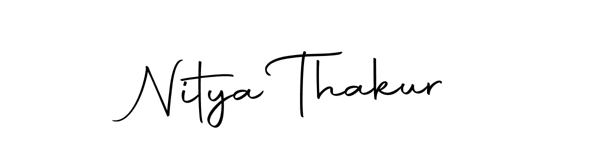 Here are the top 10 professional signature styles for the name Nitya Thakur. These are the best autograph styles you can use for your name. Nitya Thakur signature style 10 images and pictures png