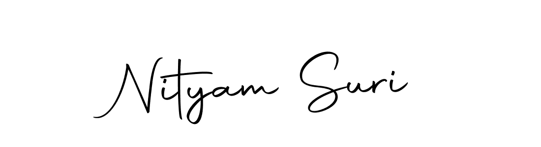 Nityam Suri stylish signature style. Best Handwritten Sign (Autography-DOLnW) for my name. Handwritten Signature Collection Ideas for my name Nityam Suri. Nityam Suri signature style 10 images and pictures png