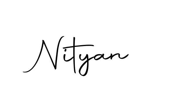 Make a beautiful signature design for name Nityan. With this signature (Autography-DOLnW) style, you can create a handwritten signature for free. Nityan signature style 10 images and pictures png