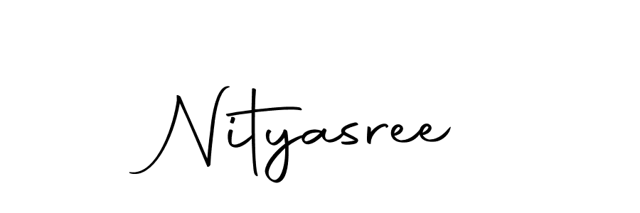 Make a beautiful signature design for name Nityasree. With this signature (Autography-DOLnW) style, you can create a handwritten signature for free. Nityasree signature style 10 images and pictures png