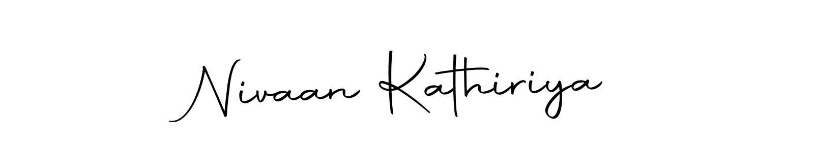 Use a signature maker to create a handwritten signature online. With this signature software, you can design (Autography-DOLnW) your own signature for name Nivaan Kathiriya. Nivaan Kathiriya signature style 10 images and pictures png
