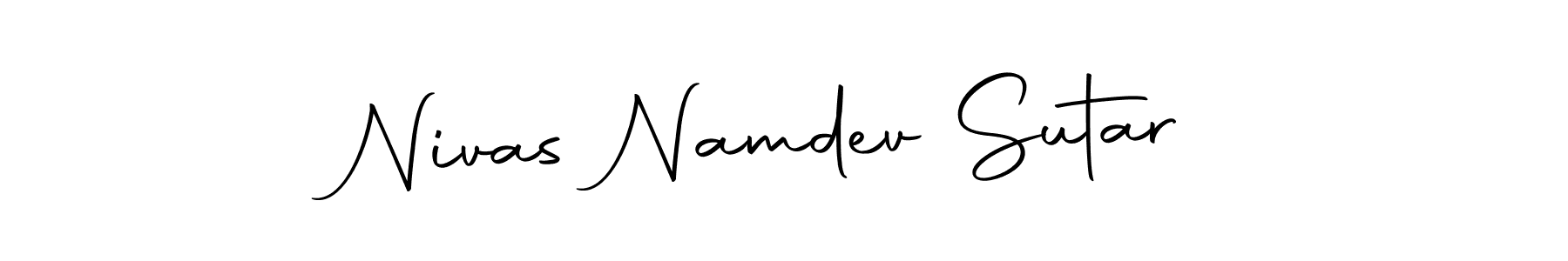 Make a beautiful signature design for name Nivas Namdev Sutar. Use this online signature maker to create a handwritten signature for free. Nivas Namdev Sutar signature style 10 images and pictures png