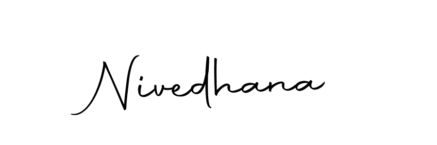How to make Nivedhana name signature. Use Autography-DOLnW style for creating short signs online. This is the latest handwritten sign. Nivedhana signature style 10 images and pictures png