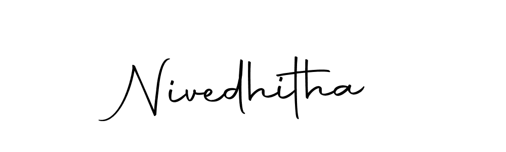 You should practise on your own different ways (Autography-DOLnW) to write your name (Nivedhitha) in signature. don't let someone else do it for you. Nivedhitha signature style 10 images and pictures png