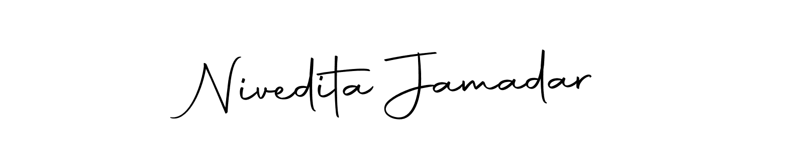 Autography-DOLnW is a professional signature style that is perfect for those who want to add a touch of class to their signature. It is also a great choice for those who want to make their signature more unique. Get Nivedita Jamadar name to fancy signature for free. Nivedita Jamadar signature style 10 images and pictures png