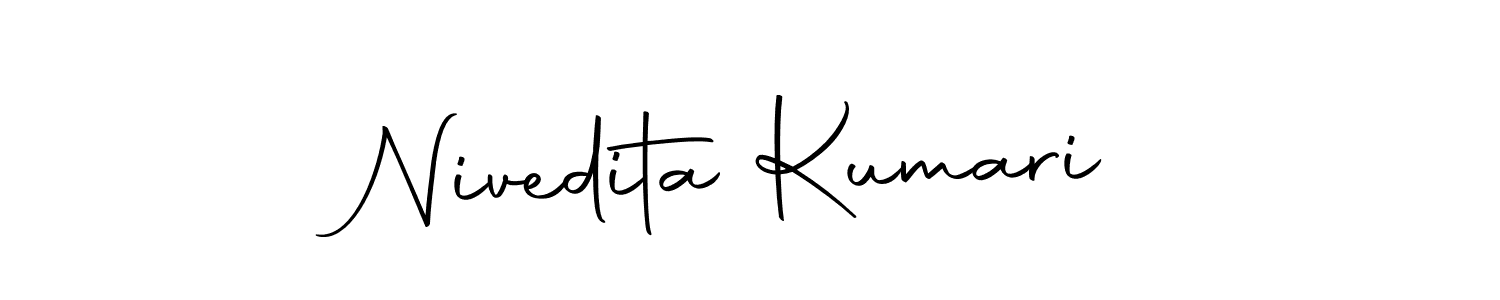 Make a short Nivedita Kumari signature style. Manage your documents anywhere anytime using Autography-DOLnW. Create and add eSignatures, submit forms, share and send files easily. Nivedita Kumari signature style 10 images and pictures png