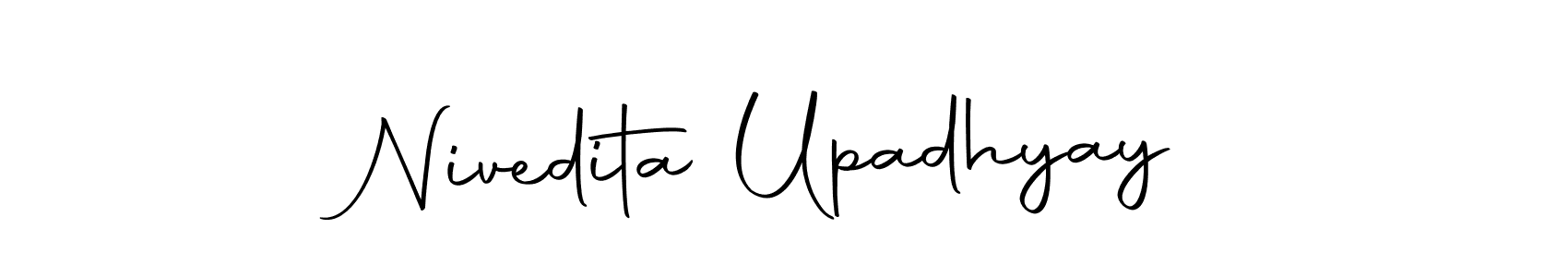 Nivedita Upadhyay stylish signature style. Best Handwritten Sign (Autography-DOLnW) for my name. Handwritten Signature Collection Ideas for my name Nivedita Upadhyay. Nivedita Upadhyay signature style 10 images and pictures png