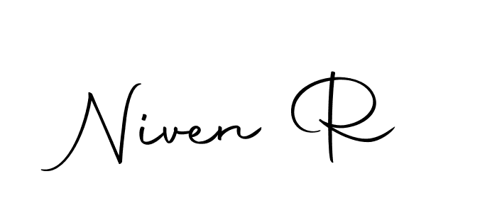 Make a beautiful signature design for name Niven R. Use this online signature maker to create a handwritten signature for free. Niven R signature style 10 images and pictures png