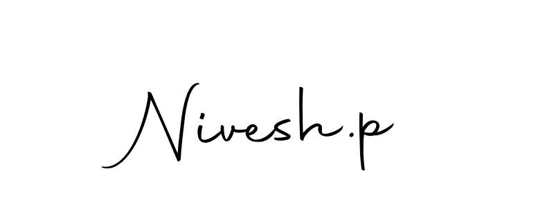 You can use this online signature creator to create a handwritten signature for the name Nivesh.p. This is the best online autograph maker. Nivesh.p signature style 10 images and pictures png