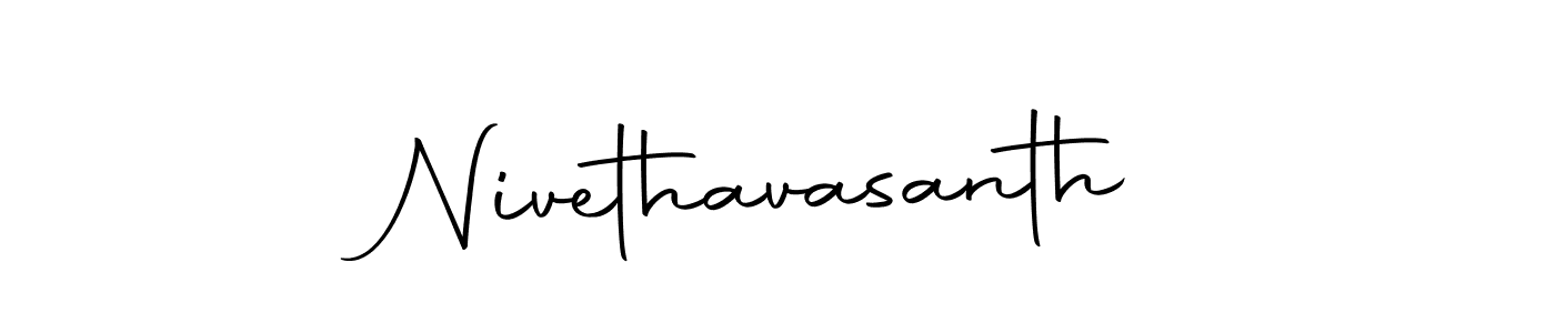 Use a signature maker to create a handwritten signature online. With this signature software, you can design (Autography-DOLnW) your own signature for name Nivethavasanth. Nivethavasanth signature style 10 images and pictures png