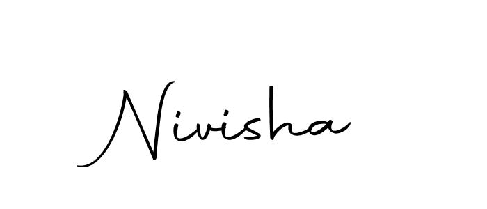 Make a beautiful signature design for name Nivisha. With this signature (Autography-DOLnW) style, you can create a handwritten signature for free. Nivisha signature style 10 images and pictures png